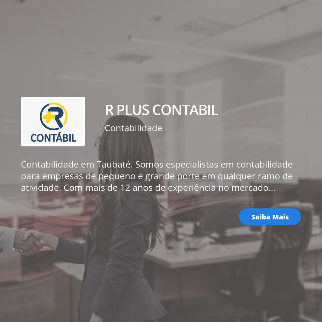 R PLUS CONTABIL em Taubaté / SP